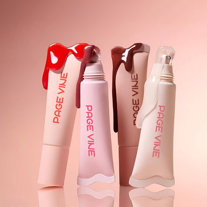 Gloss à Lèvres Hydratant 4 Couleurs – Brillance Intense & Confort Longue Durée