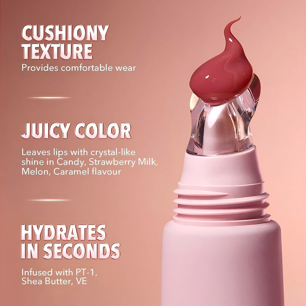 Gloss à Lèvres Hydratant 4 Couleurs – Brillance Intense & Confort Longue Durée