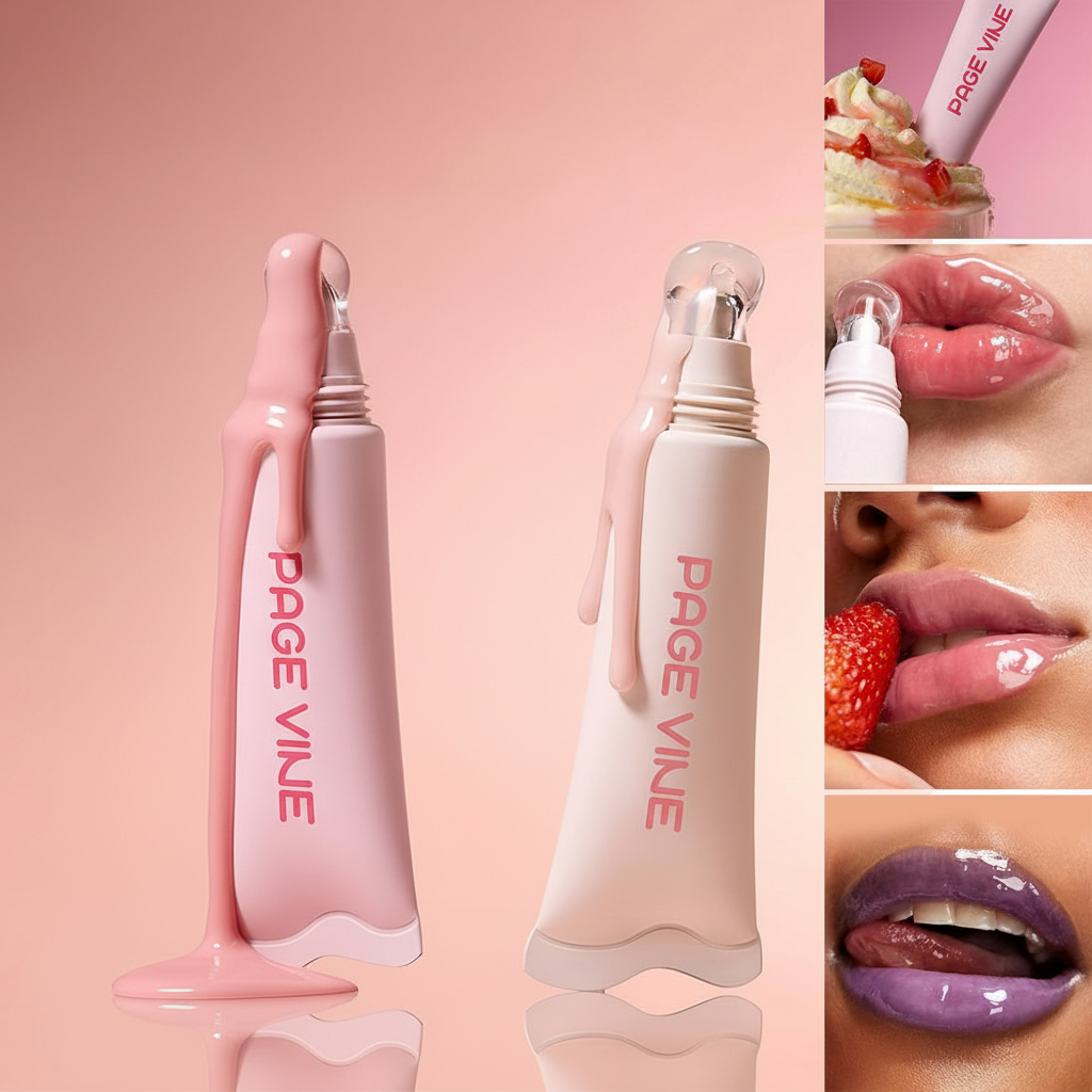Gloss à Lèvres PAGE VINE - Teinte Rose satin