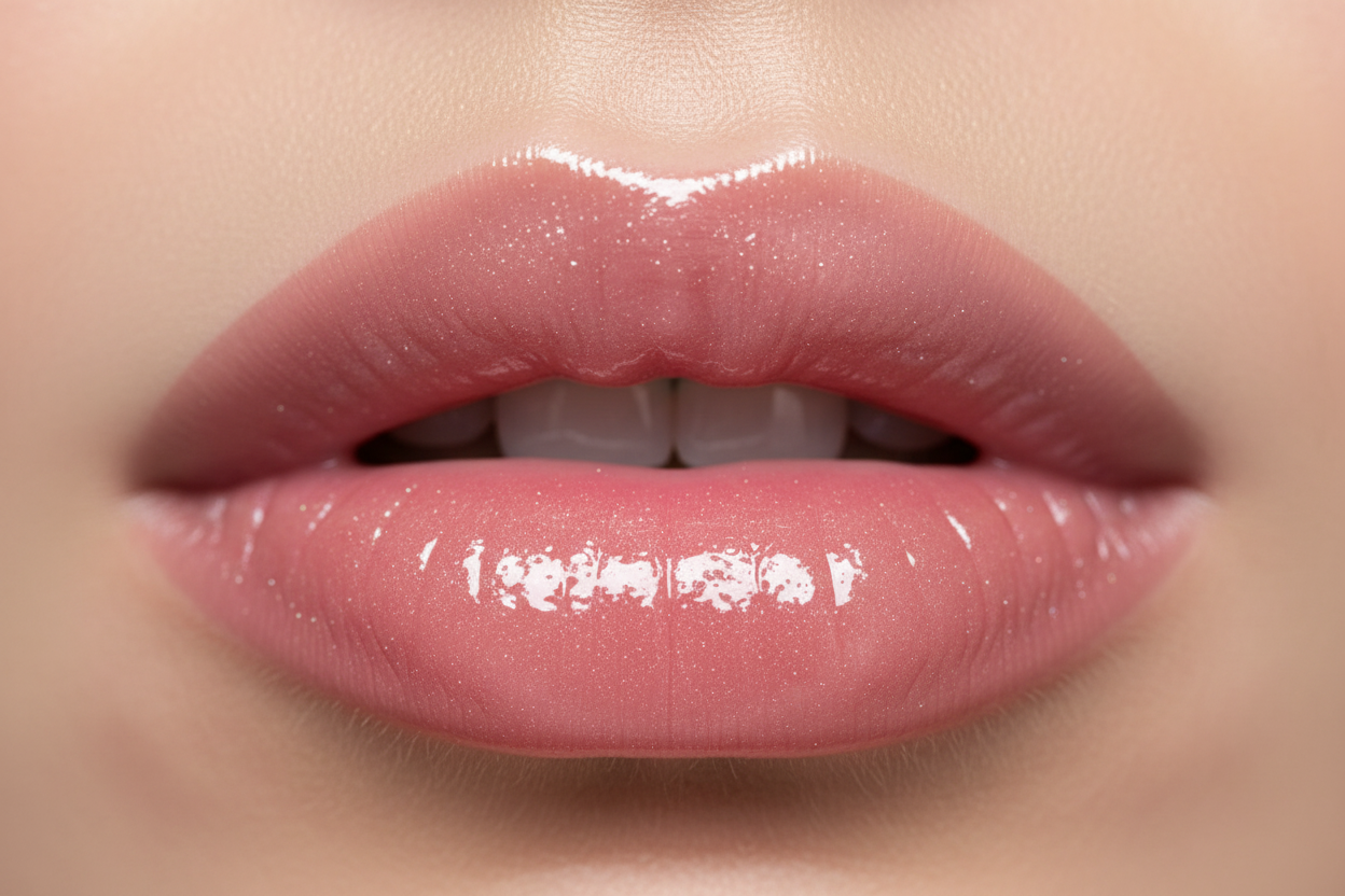 Gloss à Lèvres Hydratant - Rendu sur lèvres